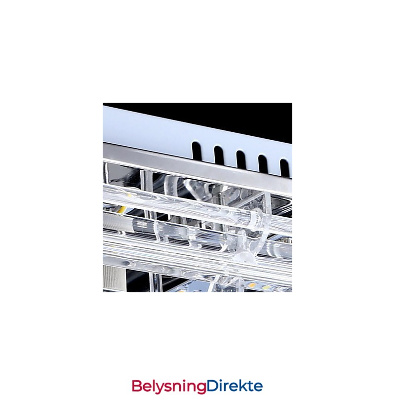 Innfelt Lampe I Tre Farger Med Fjernkontroll, Moderne Og Moderne Glass