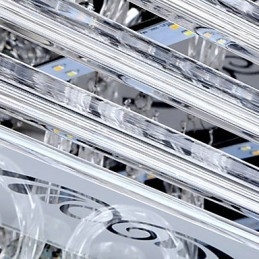 Innfelt Lampe I Tre Farger Med Fjernkontroll, Moderne Og Moderne Glass