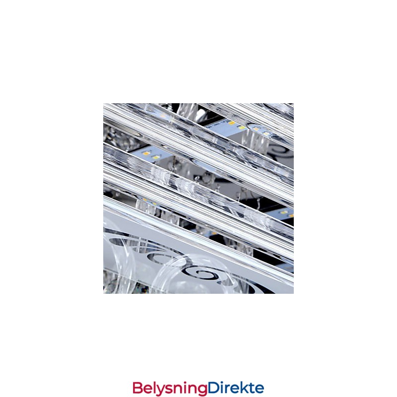 Innfelt Lampe I Tre Farger Med Fjernkontroll, Moderne Og Moderne Glass