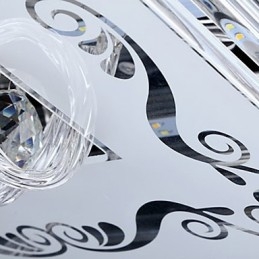 Innfelt Lampe I Tre Farger Med Fjernkontroll, Moderne Og Moderne Glass