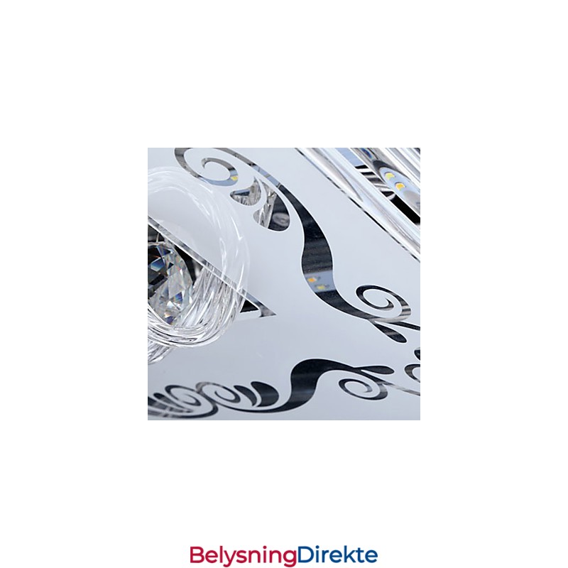 Innfelt Lampe I Tre Farger Med Fjernkontroll, Moderne Og Moderne Glass