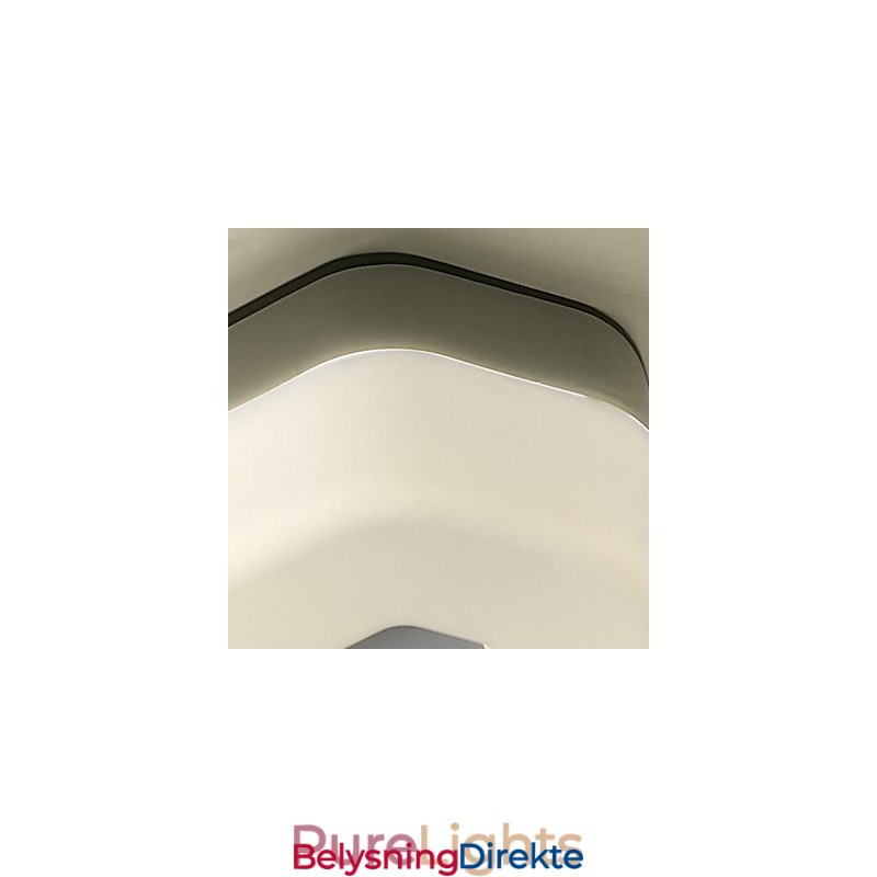 Innfelt Lampe Hvit Varmt Hvitt Lys Mote Enkel Moderne