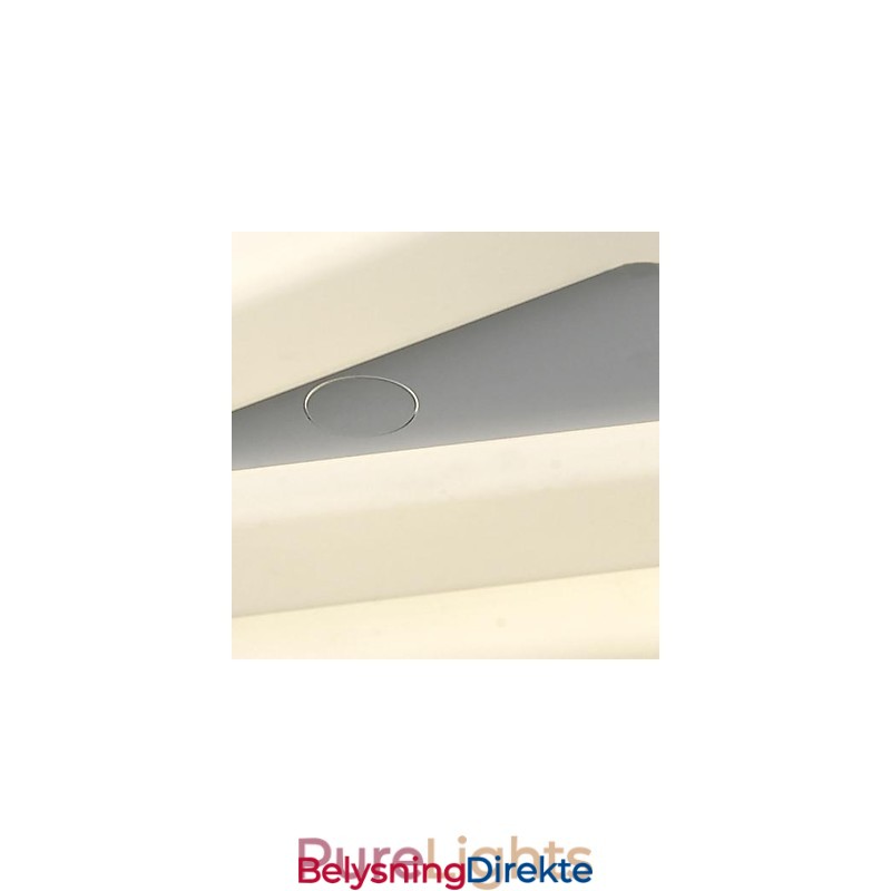 Innfelt Lampe Hvit Varmt Hvitt Lys Mote Enkel Moderne