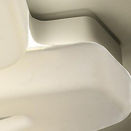 Innfelt Lampe Hvit Varmt Hvitt Lys Mote Enkel Moderne