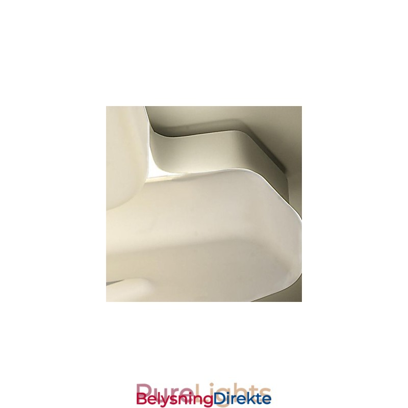 Innfelt Lampe Hvit Varmt Hvitt Lys Mote Enkel Moderne