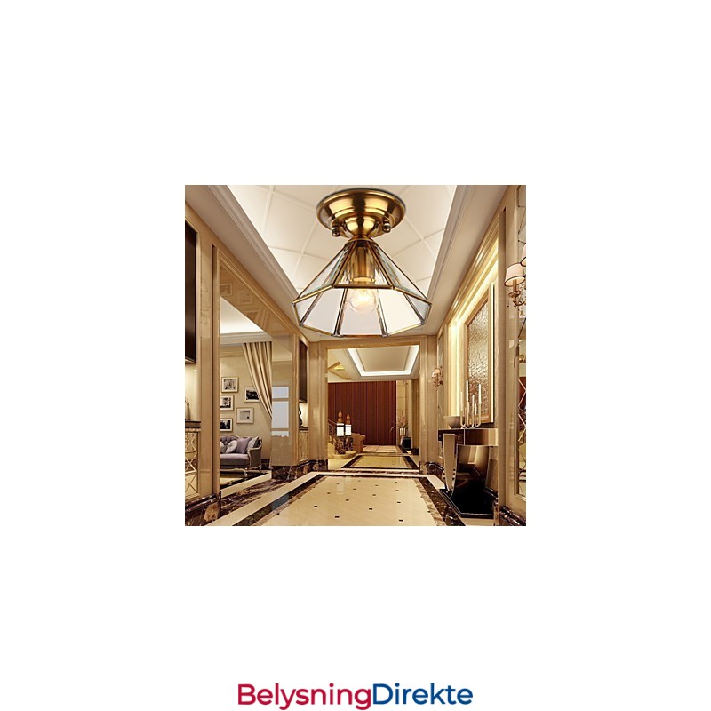 Tradisjonelle Klassiske Mini-Stil Messing Metall Innfelte Spotlights