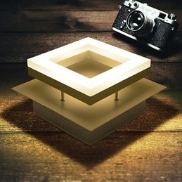 9W Moderne Samtidskunst Akryl Innfelt Montering