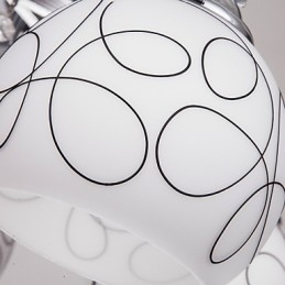 Lysekrone Modern Crystal Living 8 Lys