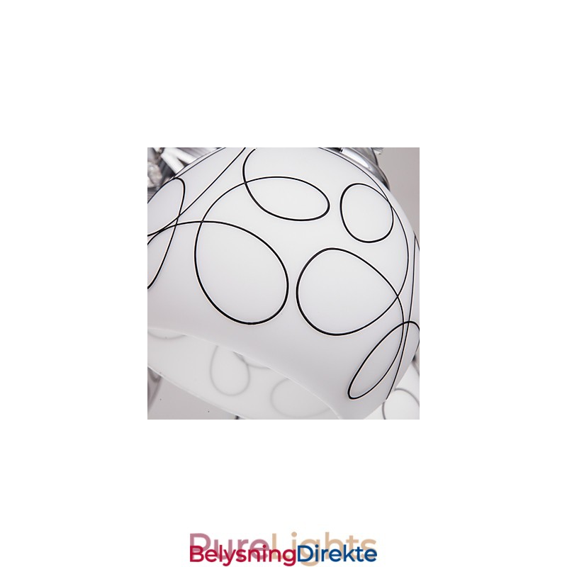 Lysekrone Modern Crystal Living 8 Lys