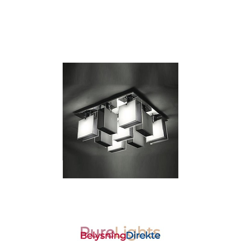 Moderne Samtids Krom Metall Innfelt Montering