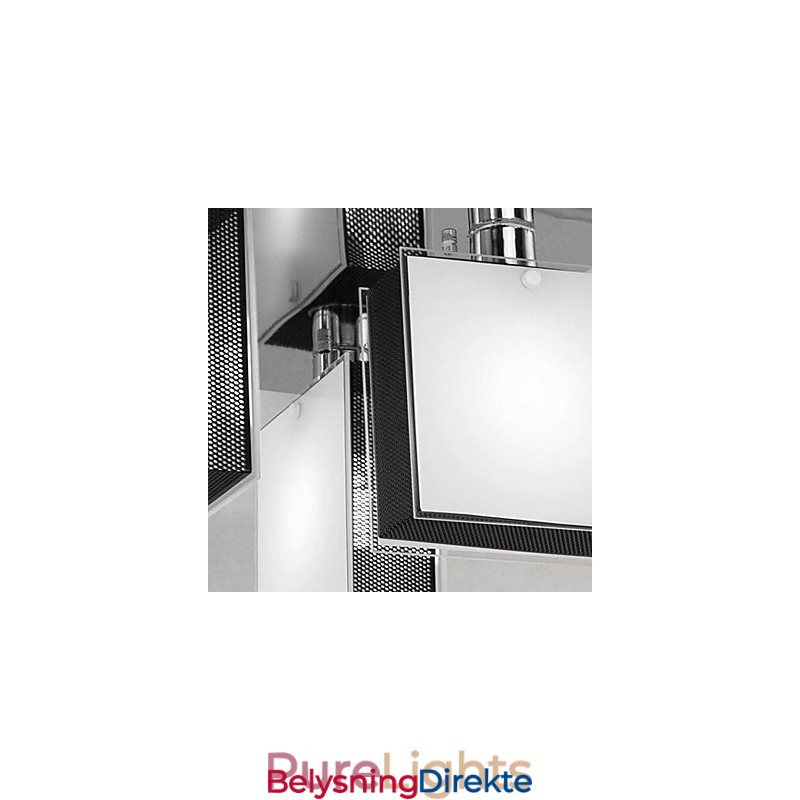 Moderne Samtids Krom Metall Innfelt Montering