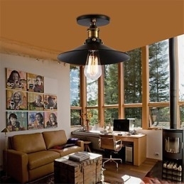 Industriell Retro Anhengslampe Garasje Hjeminnredning Dekorativ Lysekrone