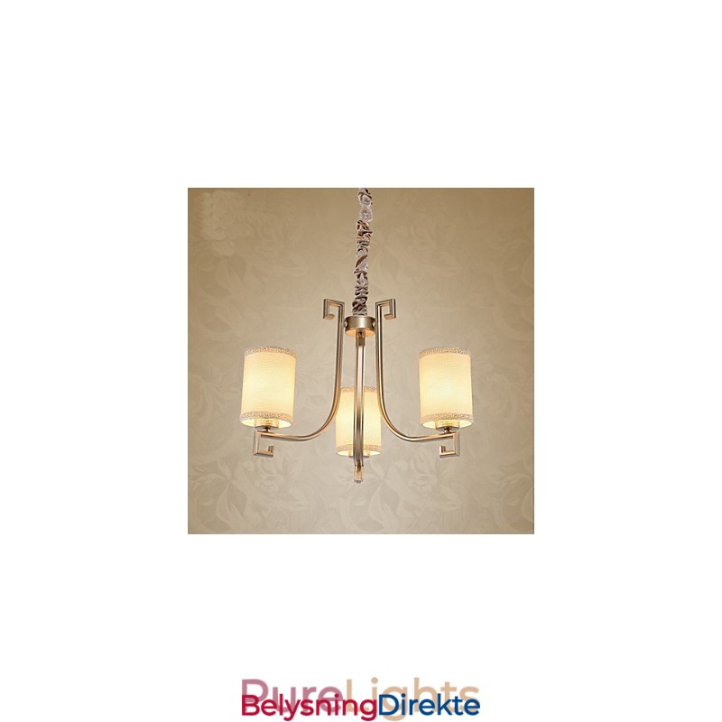 Kinesisk Stil Lysekrone Jern Kobber Imitasjonsluftlamper