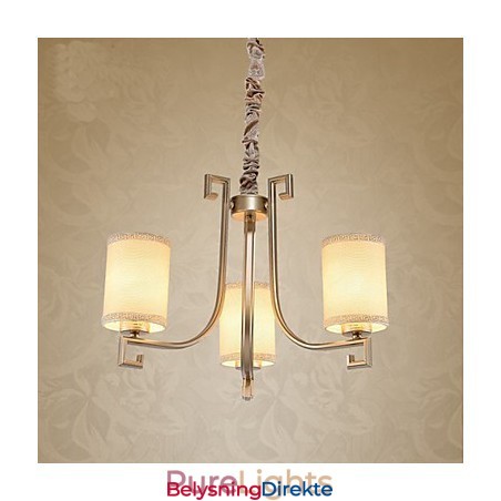 Kinesisk Stil Lysekrone Jern Kobber Imitasjonsluftlamper