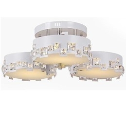 Moderne Samtidskrystallmaleri Metall Innfelt