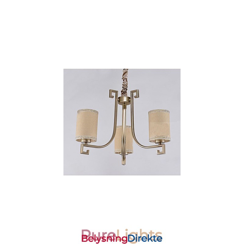 Kinesisk Stil Lysekrone Jern Kobber Imitasjonsluftlamper