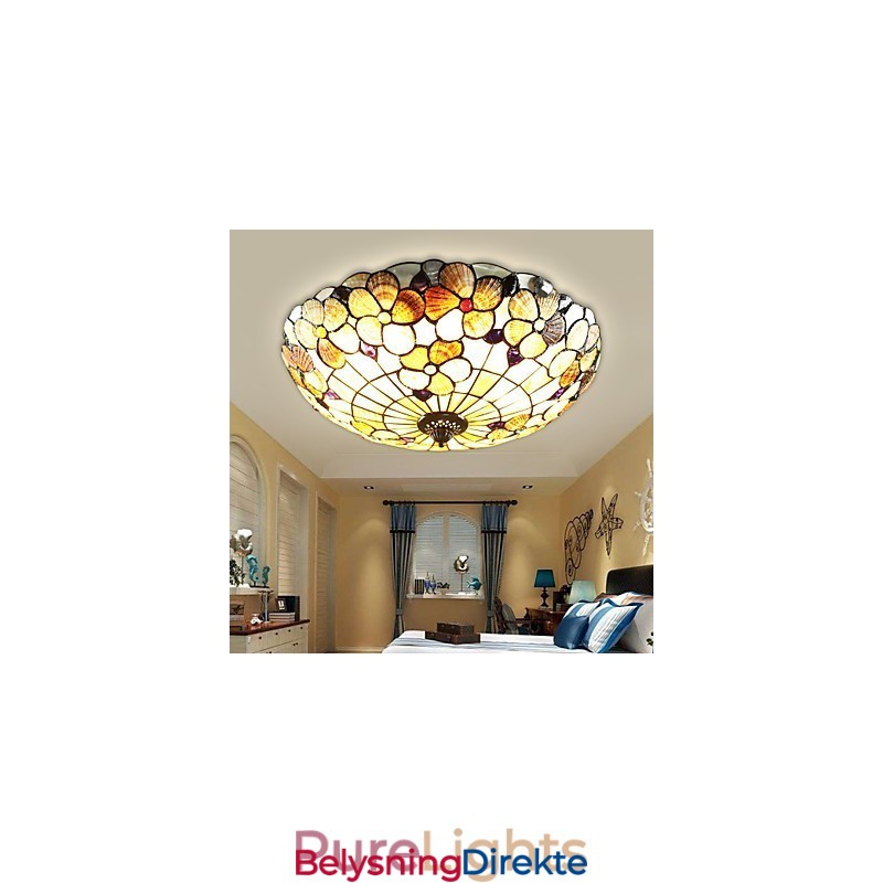 Middelhavsskjell Absorberer Kuppellys Landlig Skorstein 50 Cm I Diameter