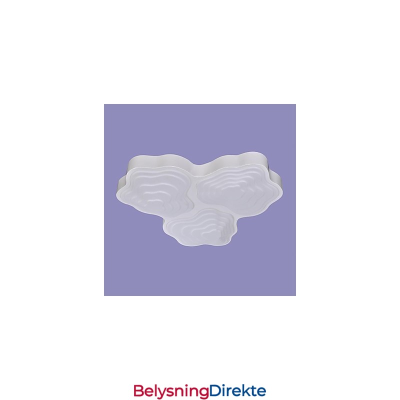 Taklamper Med 3 Lys, Kunstnerisk Rustfritt Stålbelegg