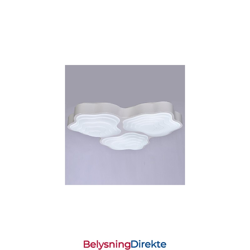 Taklamper Med 3 Lys, Kunstnerisk Rustfritt Stålbelegg