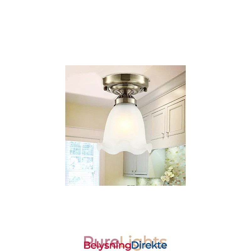 Tradisjonelle Klassiske Mini-Stil Galvaniserte Metall-Spotlights Med Innfelt Montering