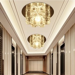 Moderne Samtidskrystall Innfelt Montering