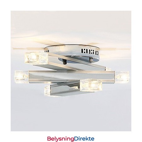 Moderne Taklampe Med 6 Lys I Elegant Design