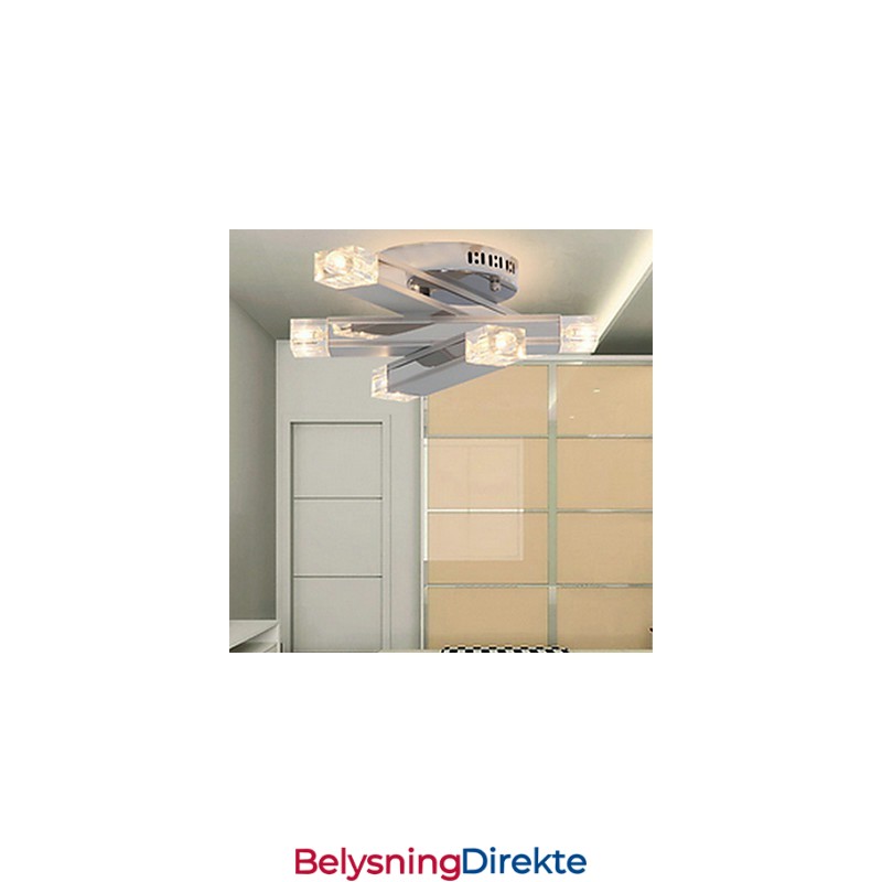 Moderne Taklampe Med 6 Lys I Elegant Design