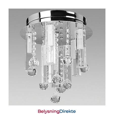 Krystalltaklampe Med 8 Lys