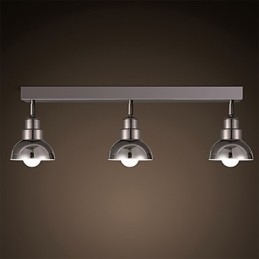 Innfelt Trinal Hodelampe Hvit Glass Aluminiumsramme Mote Moderne