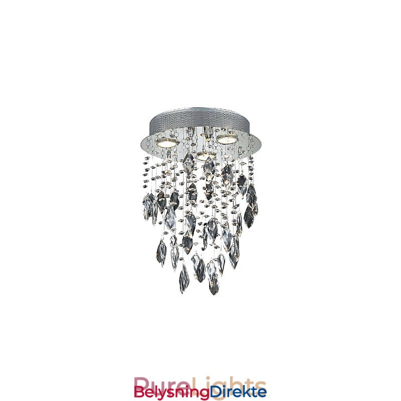 Halvinnfelt Montering Med 3 Lys