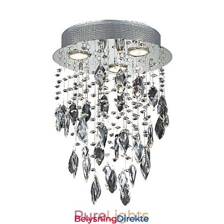 Halvinnfelt Montering Med 3 Lys