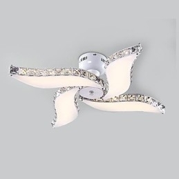 Moderne Samtidskunst Krystall Metall Innfelt