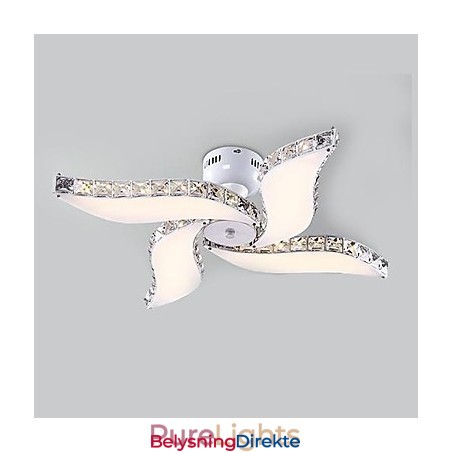 Moderne Samtidskunst Krystall Metall Innfelt