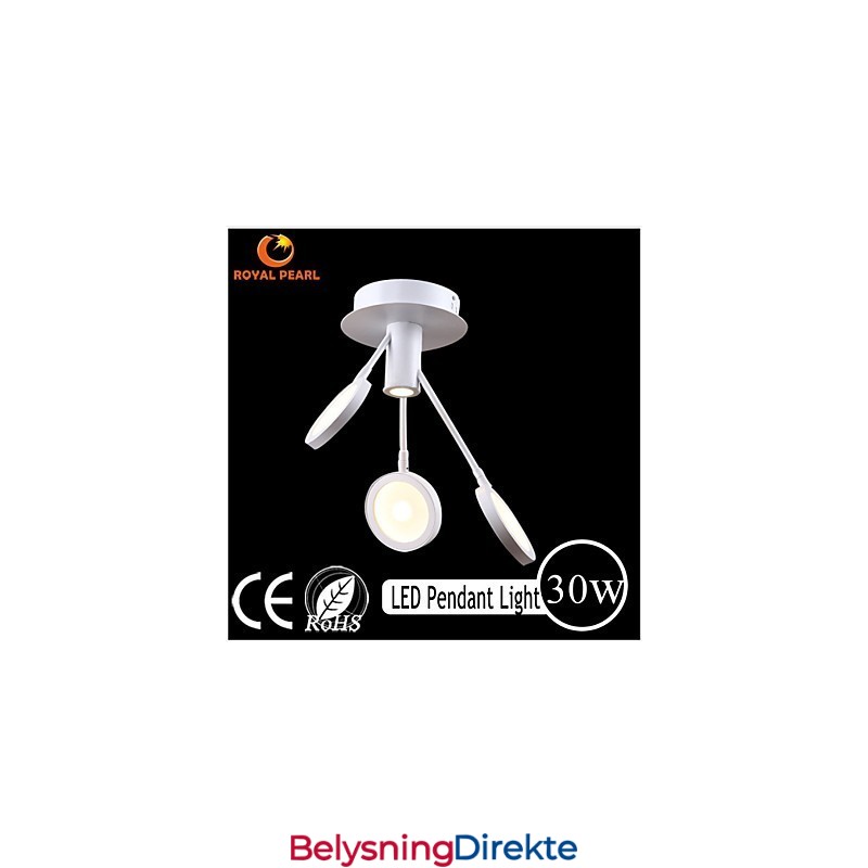 Engros Fabrikkpristilbud 3 Lys Pendellampe