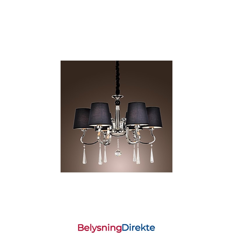 Moderne Samtids Tradisjonell Klassisk Rustikk Hytte Vintage Øy Krom Metall Lysekrone Spisestue