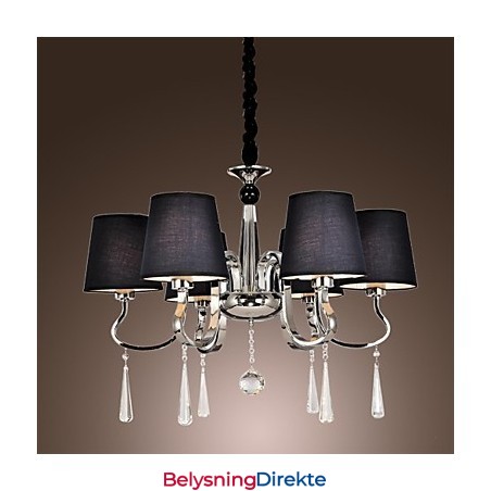 Moderne Samtids Tradisjonell Klassisk Rustikk Hytte Vintage Øy Krom Metall Lysekrone Spisestue