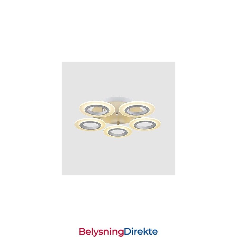 Moderne Akrylsirkelformet Pendellampe