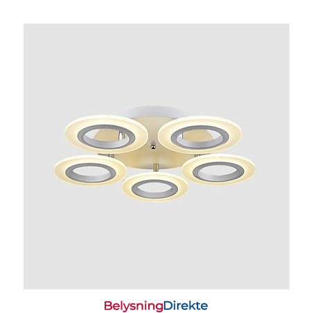 Moderne Akrylsirkelformet Pendellampe