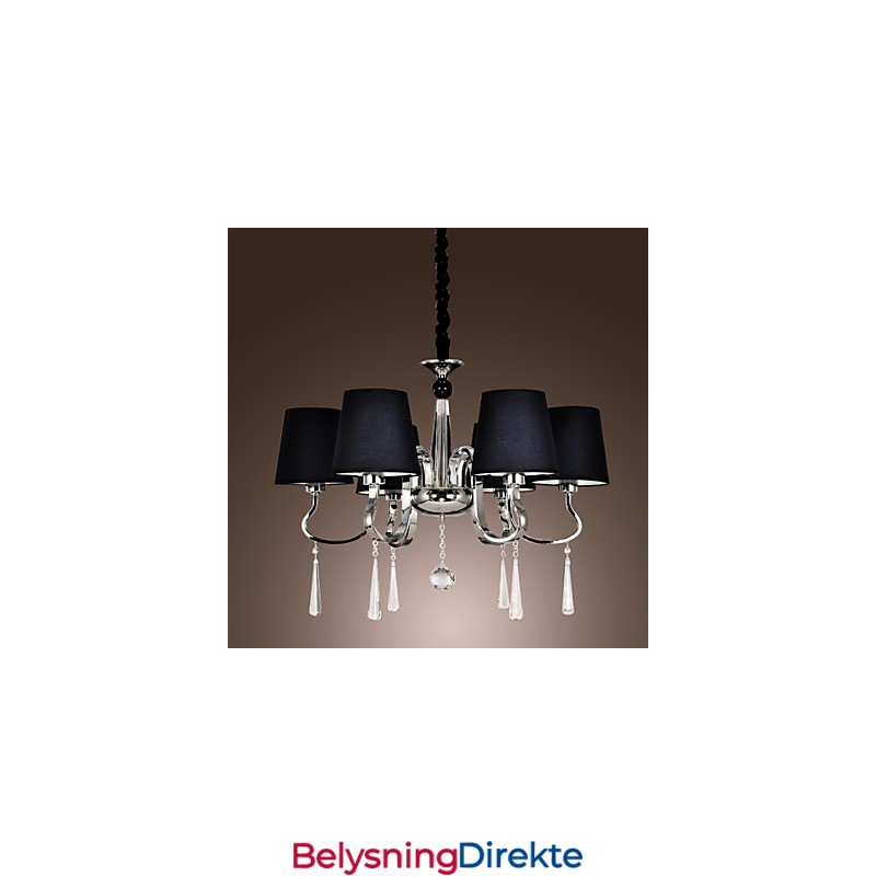 Moderne Samtids Tradisjonell Klassisk Rustikk Hytte Vintage Øy Krom Metall Lysekrone Spisestue