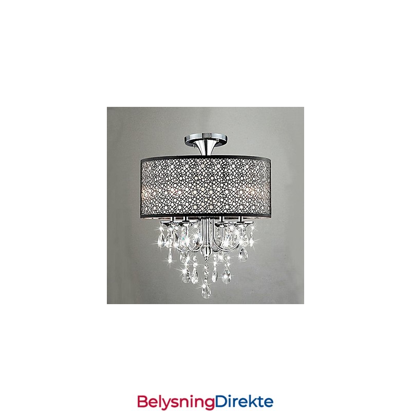 Tradisjonell Klassisk Krystallmetall Innfelt Montering