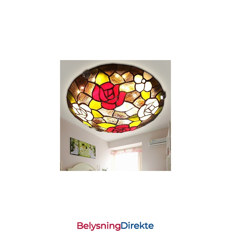 Middelhavs Søte Barn Absorberer Kuppellampe Rose 50 Cm I Diameter