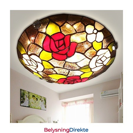 Middelhavs Søte Barn Absorberer Kuppellampe Rose 50 Cm I Diameter