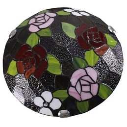 Middelhavs Søte Barn Absorberer Kuppellampe Rose 50 Cm I Diameter