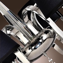 Moderne Samtids Tradisjonell Klassisk Rustikk Hytte Vintage Øy Krom Metall Lysekrone Spisestue