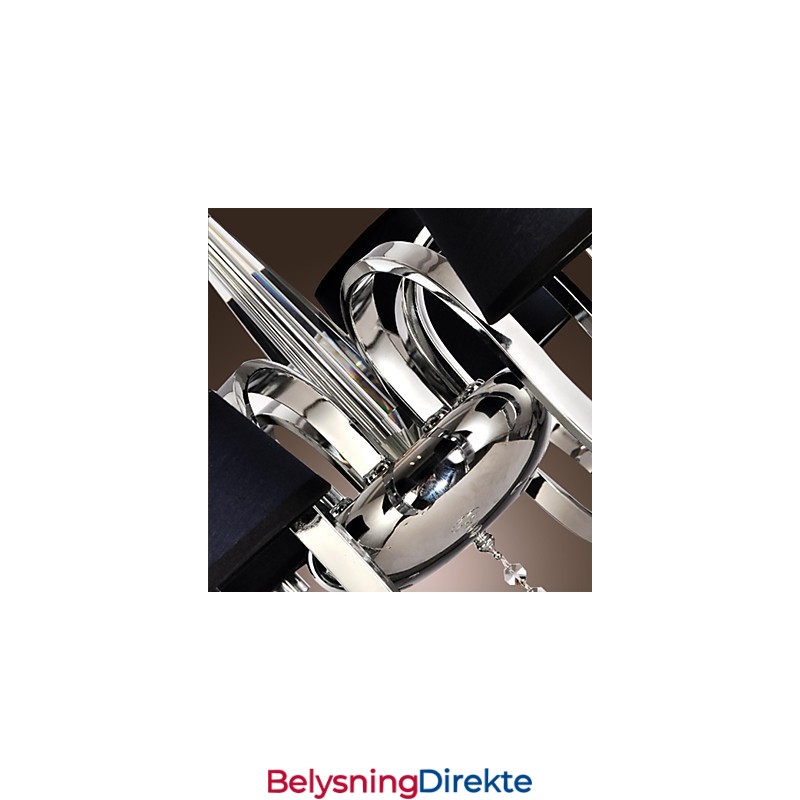 Moderne Samtids Tradisjonell Klassisk Rustikk Hytte Vintage Øy Krom Metall Lysekrone Spisestue