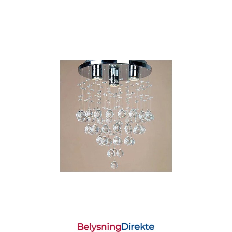 Krystalllampe Med 3 Lys