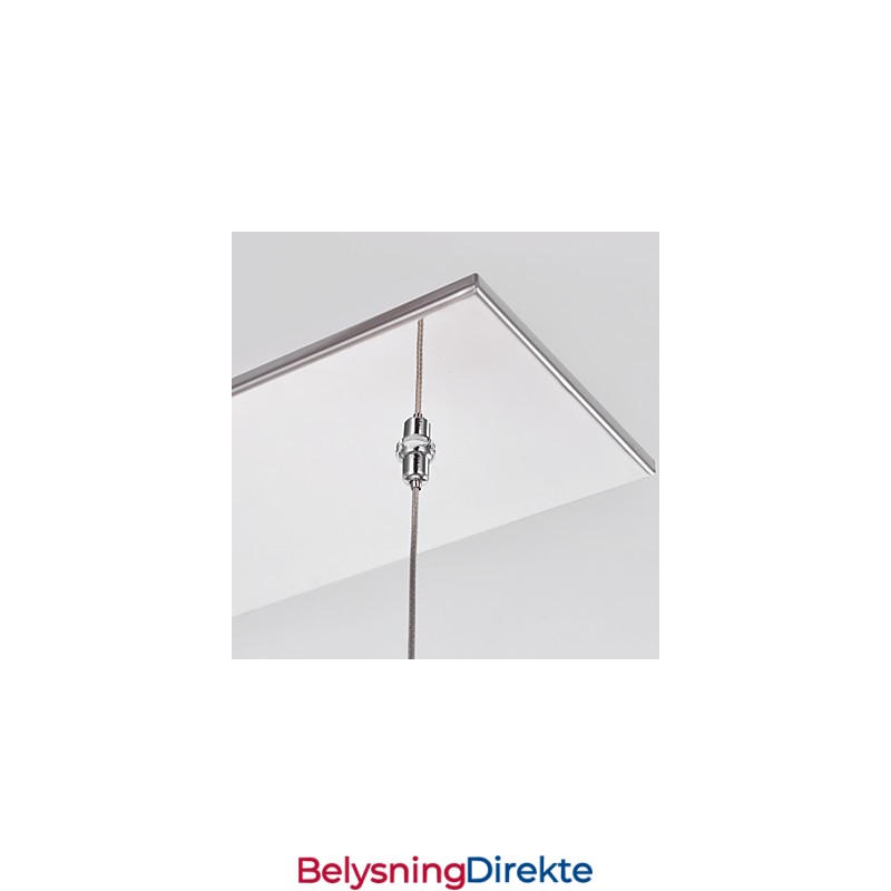 Moderne Samtidskunst Øy Krystall Krom Metall Pendellampe