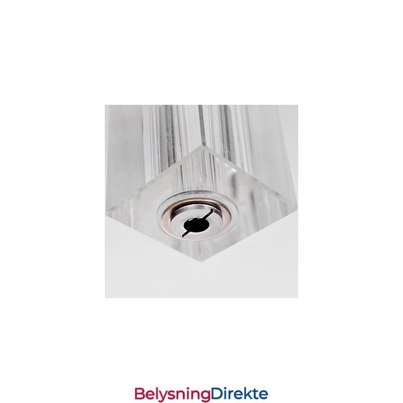 Moderne Samtidskunst Øy Krystall Krom Metall Pendellampe