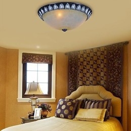 Innfelt Lysmønster Glassharpiks Sølvutskjæring Europeisk Klassisk