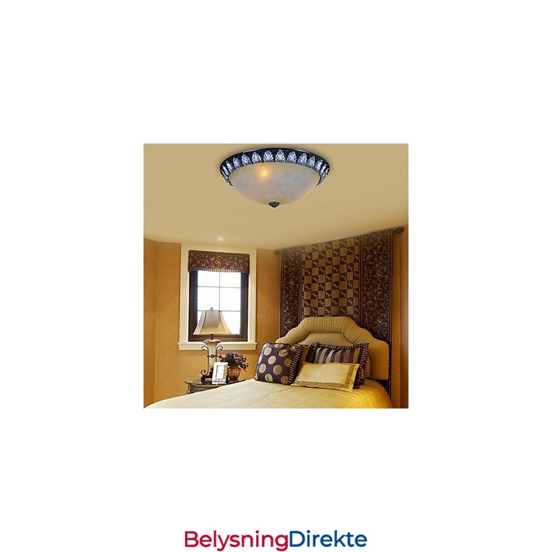 Innfelt Lysmønster Glassharpiks Sølvutskjæring Europeisk Klassisk